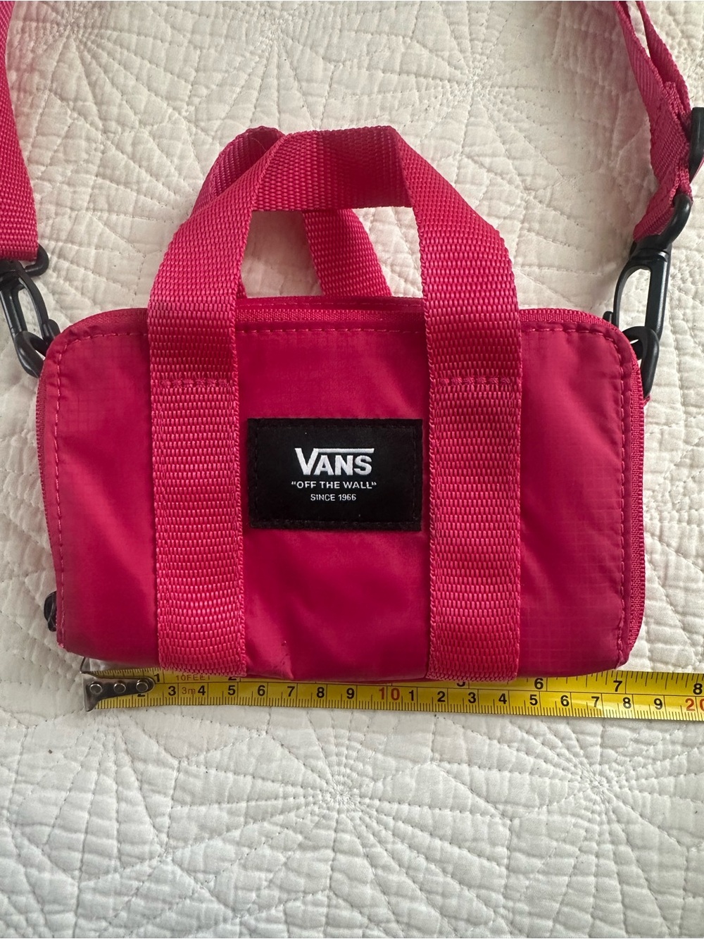 Vans Women‘s Pink Block Wallet Crossbody Bag - Picture 8 of 11